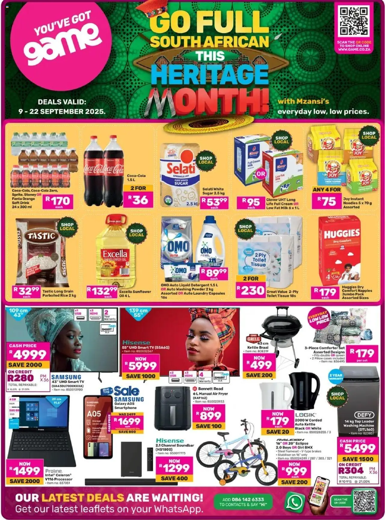 Game - Go Full South African This Heritage Month - page 1- valid from 09/09/2025