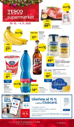 Náhled Tesco leták - Supermarket platný od 29.10.2025