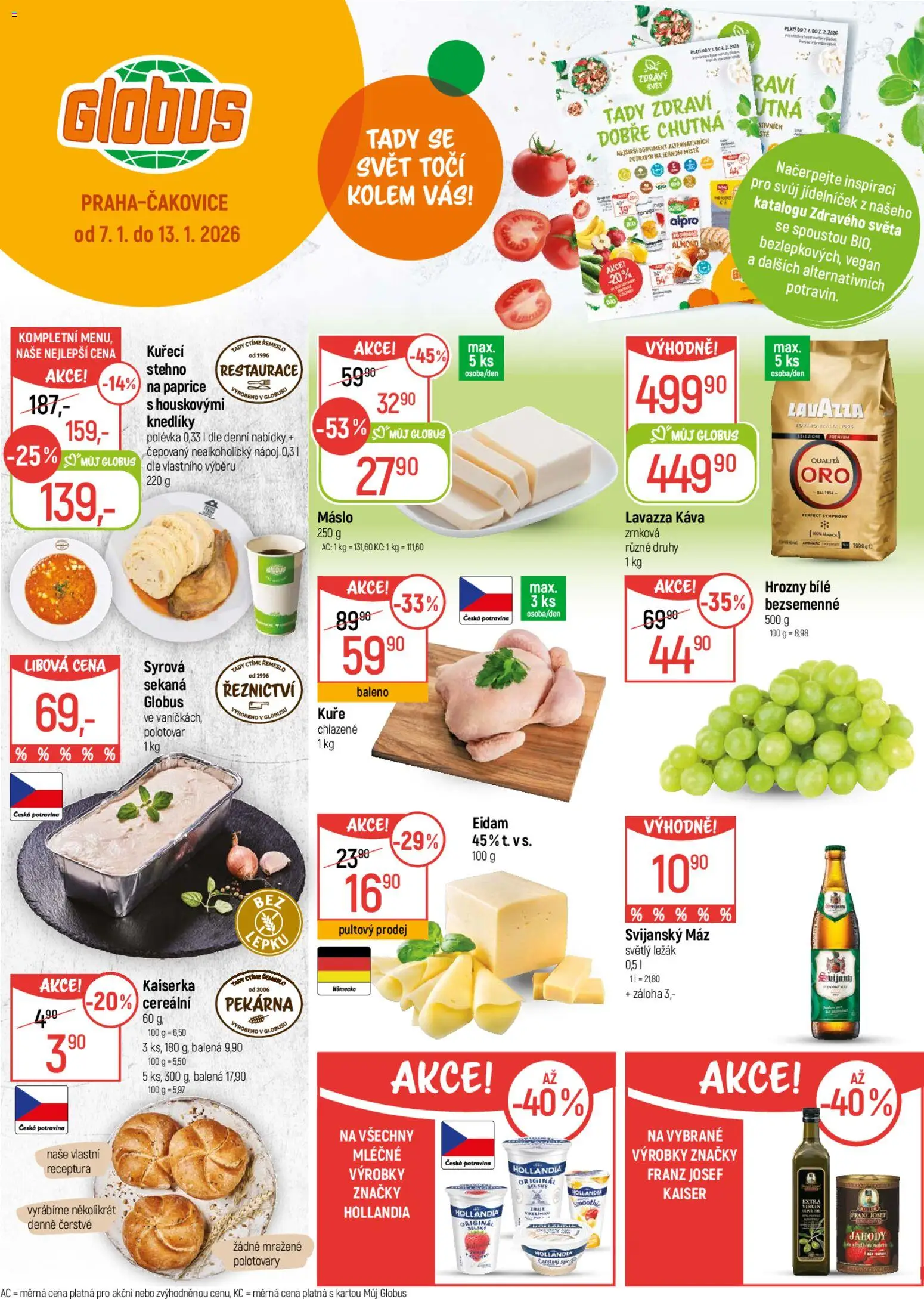 Globus leták - strana 1- platný od 07.01.2026