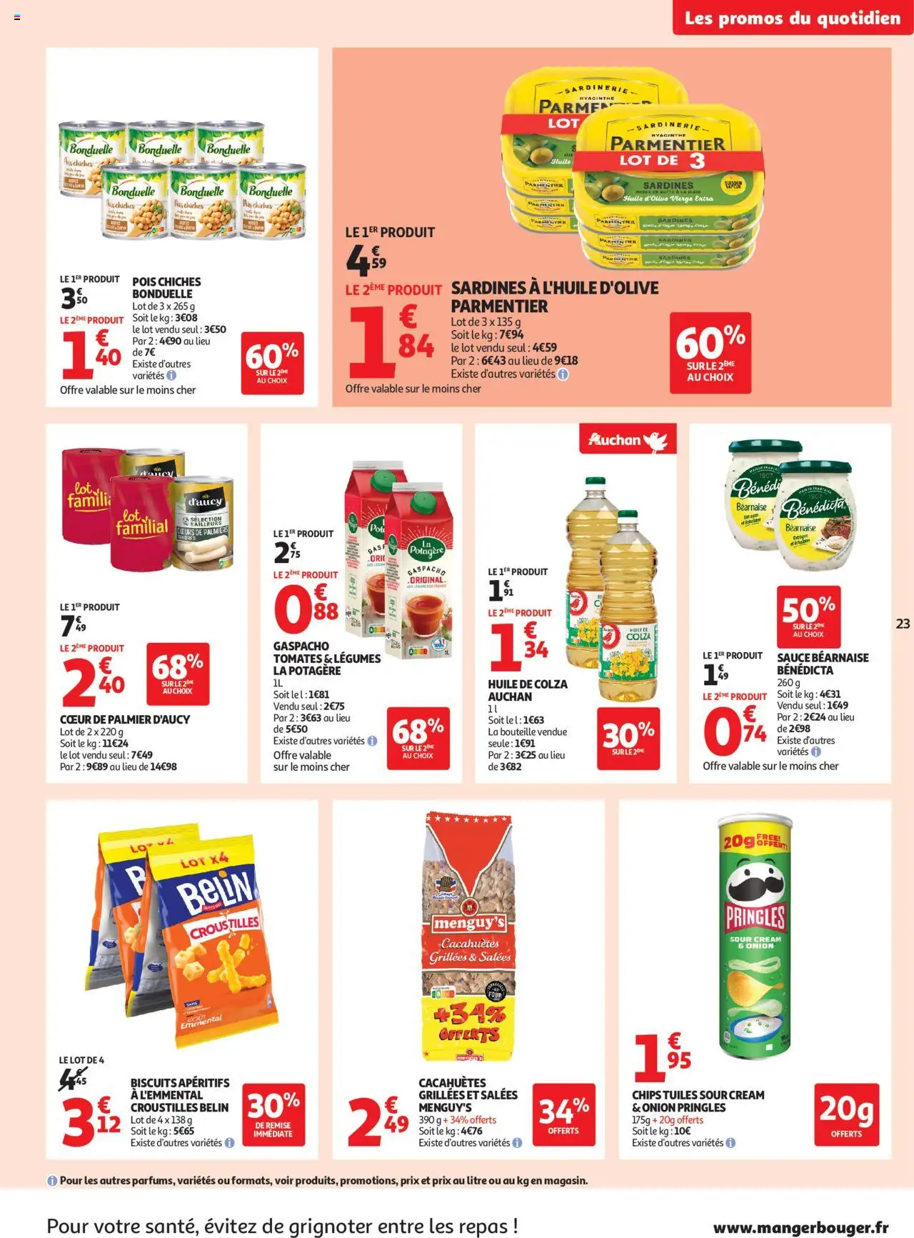 Auchan C'est parti pour une année moins chère dans votre super - page 23 - valable à partir du 16/07/2025