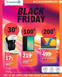 Aperçu E.Leclerc Black Friday valable à partir du 21/11/2025