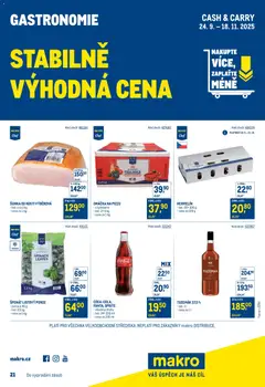 Náhled Makro leták - Stabilně výhodná cena – gastronomie platný od 24.09.2025