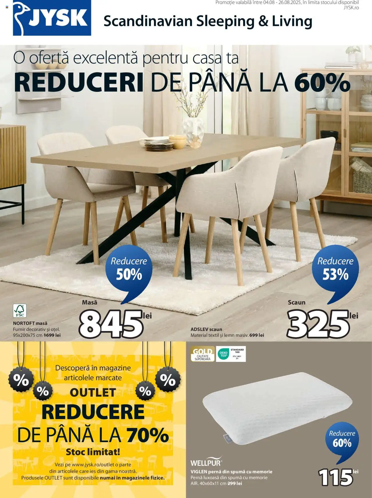 Catalog JYSK - pagina 1- valabil de la 04.08.2025