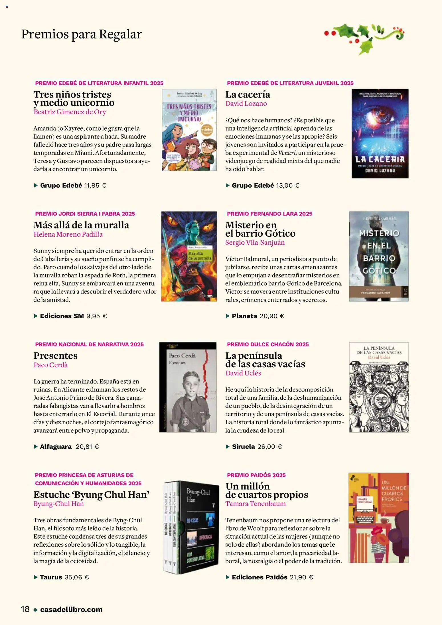 Casa del libro folleto - Página de 18 - Válido desde 01/11/2025