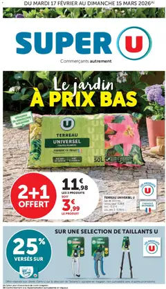 Aperçu Super U - Le jardin à prix bas valable à partir du 17/02/2026