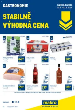 Náhled Makro leták - Stabilně výhodná cena – gastronomie platný od 30.07.2025