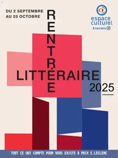 Aperçu E.Leclerc catalogue: Rentrée Littéraire valable à partir du 02/09/2025