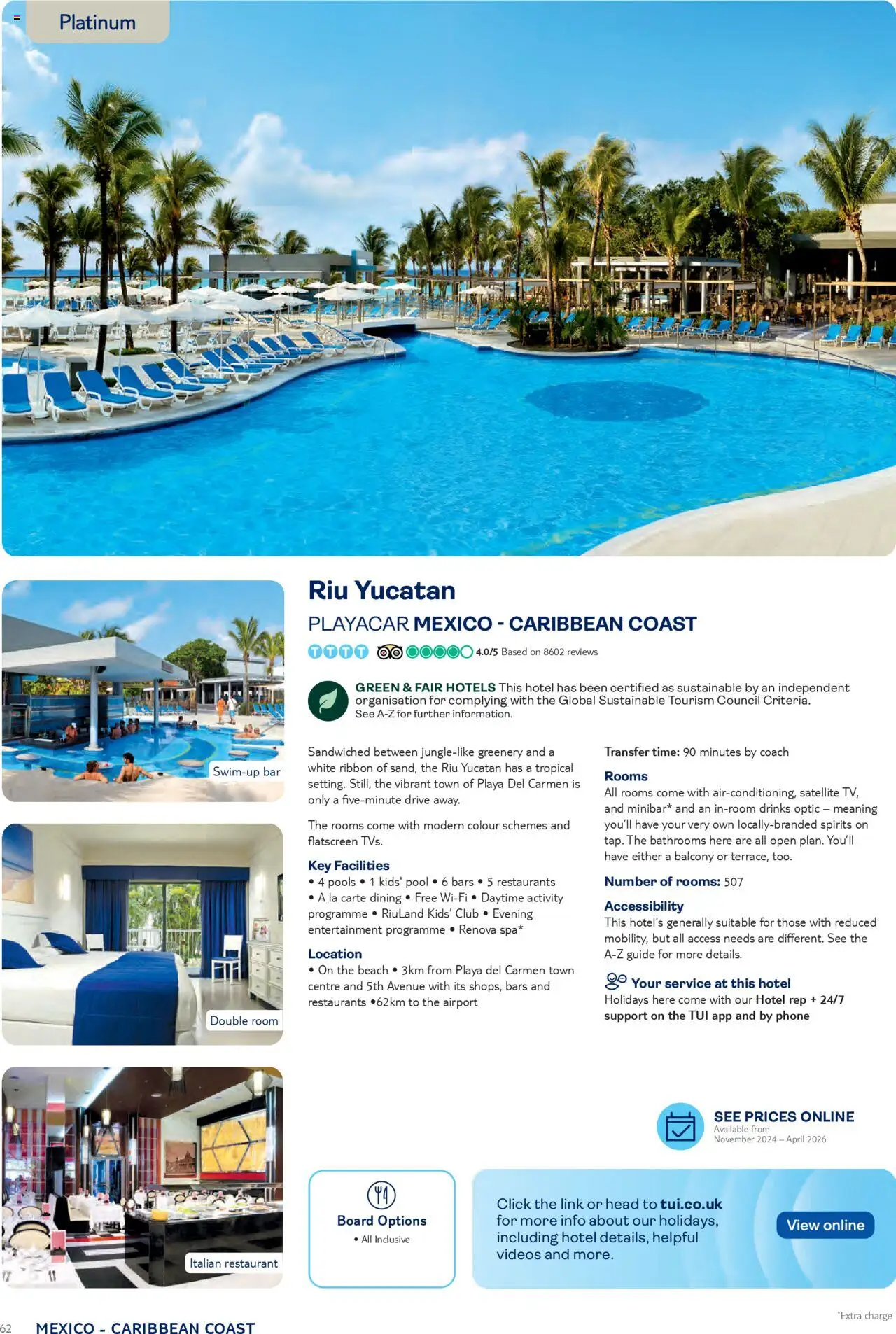 TUI - Faraway Shores - page 62- valid from 01/11/2024
