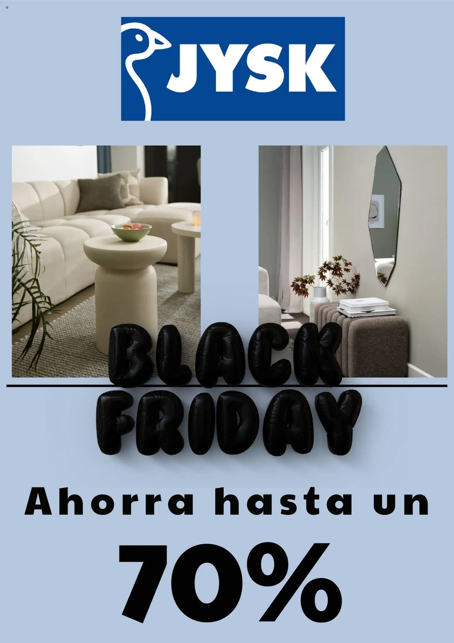 JYSK Black Friday - Página de 1 - Válido desde 24/11/2025