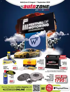 Preview AutoZone Specials valid from 21/08/2025