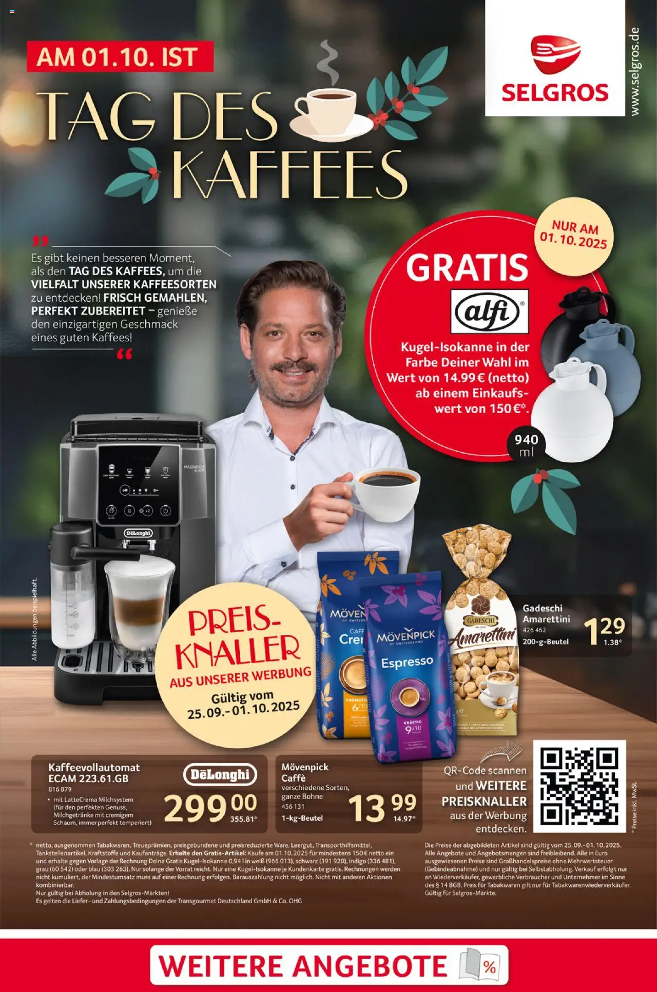 Selgros Tag des Kaffees  - Seite 1 - gültig ab 01.10.2025