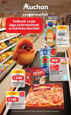Előnézet Auchan - Akciós újság Szupermarket érvényes 2025.07.17.-tól