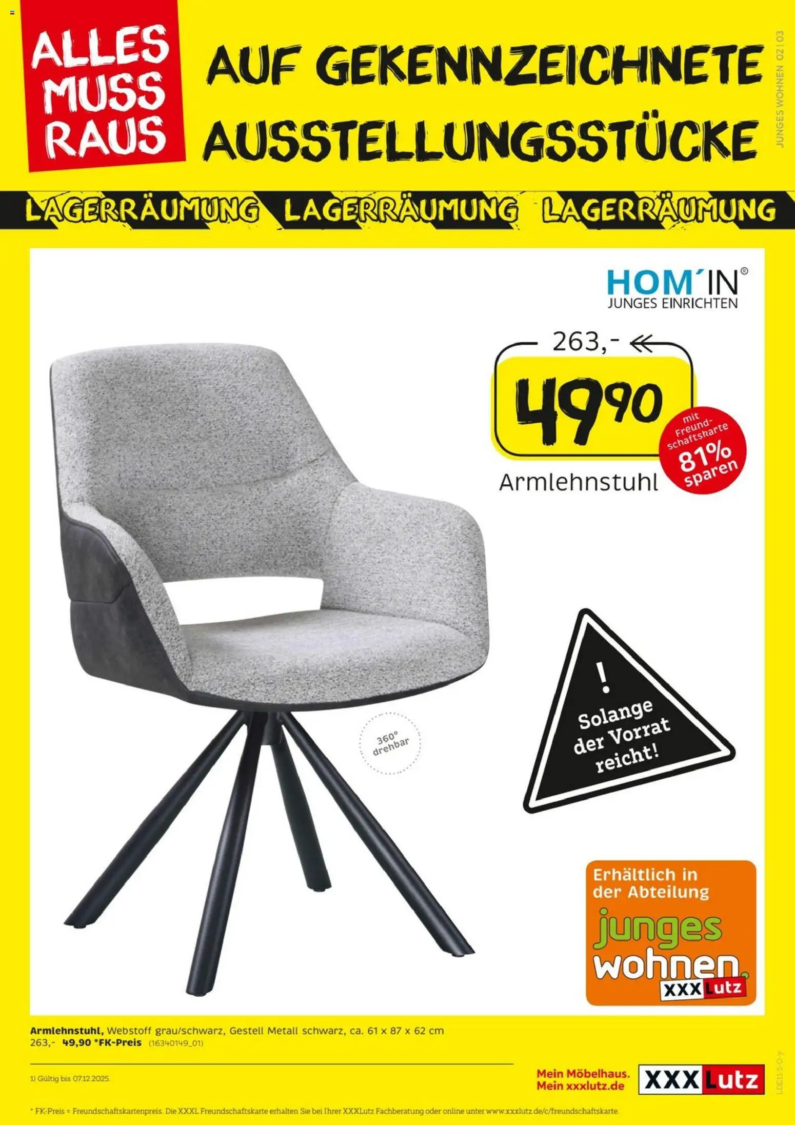 XXXL Lutz - Größte Lagerräumungsverkauf - Seite 3 - gültig ab 23.11.2025