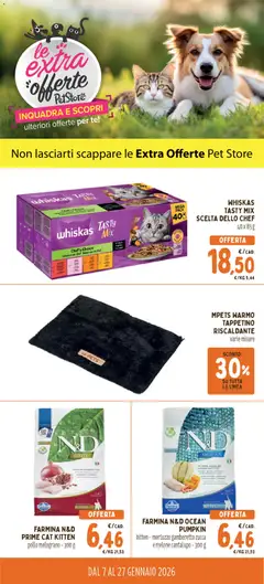 Anteprima Conad PetStore Extra Offerte catalogo valida dal 07/01/2026