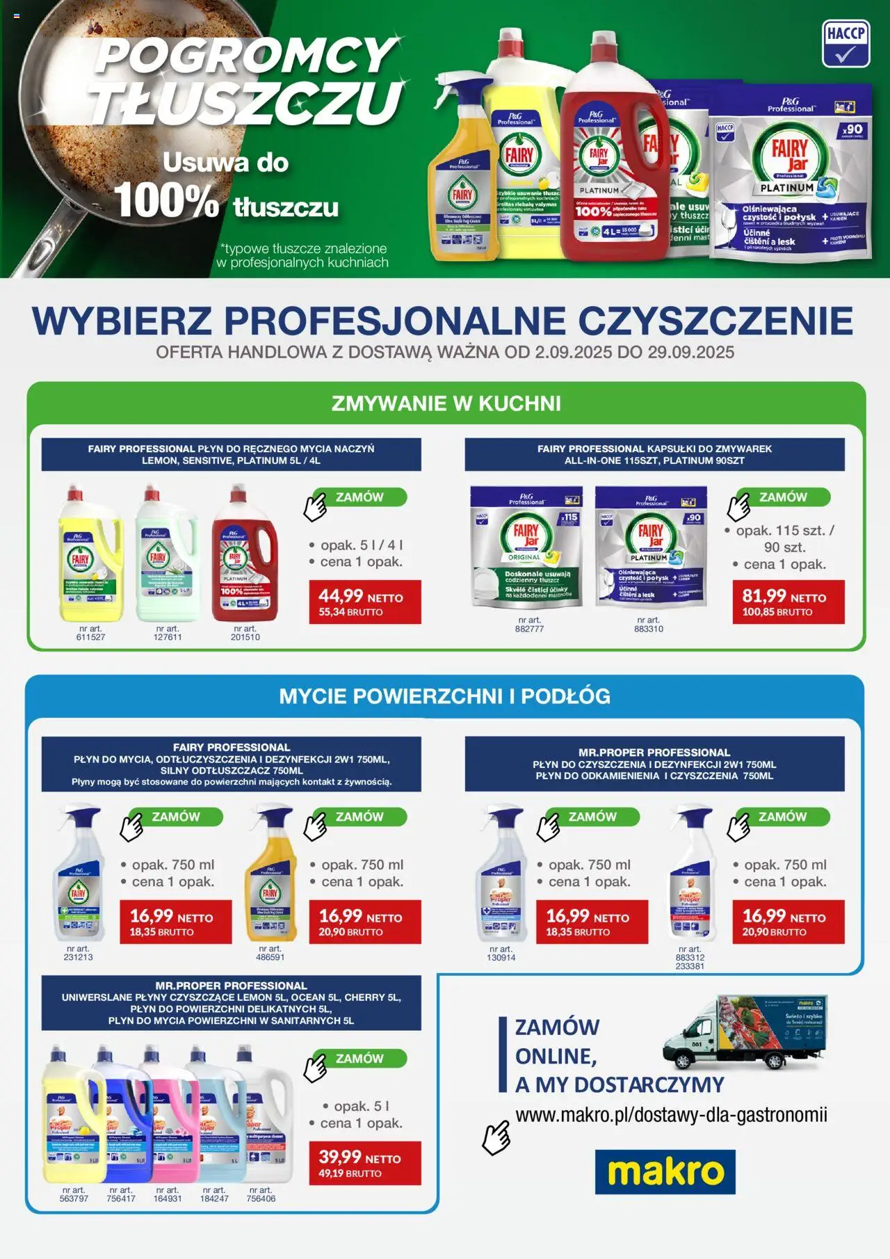 Makro Gazetka - Fairy - strona 1- ważny od 02.09.2025