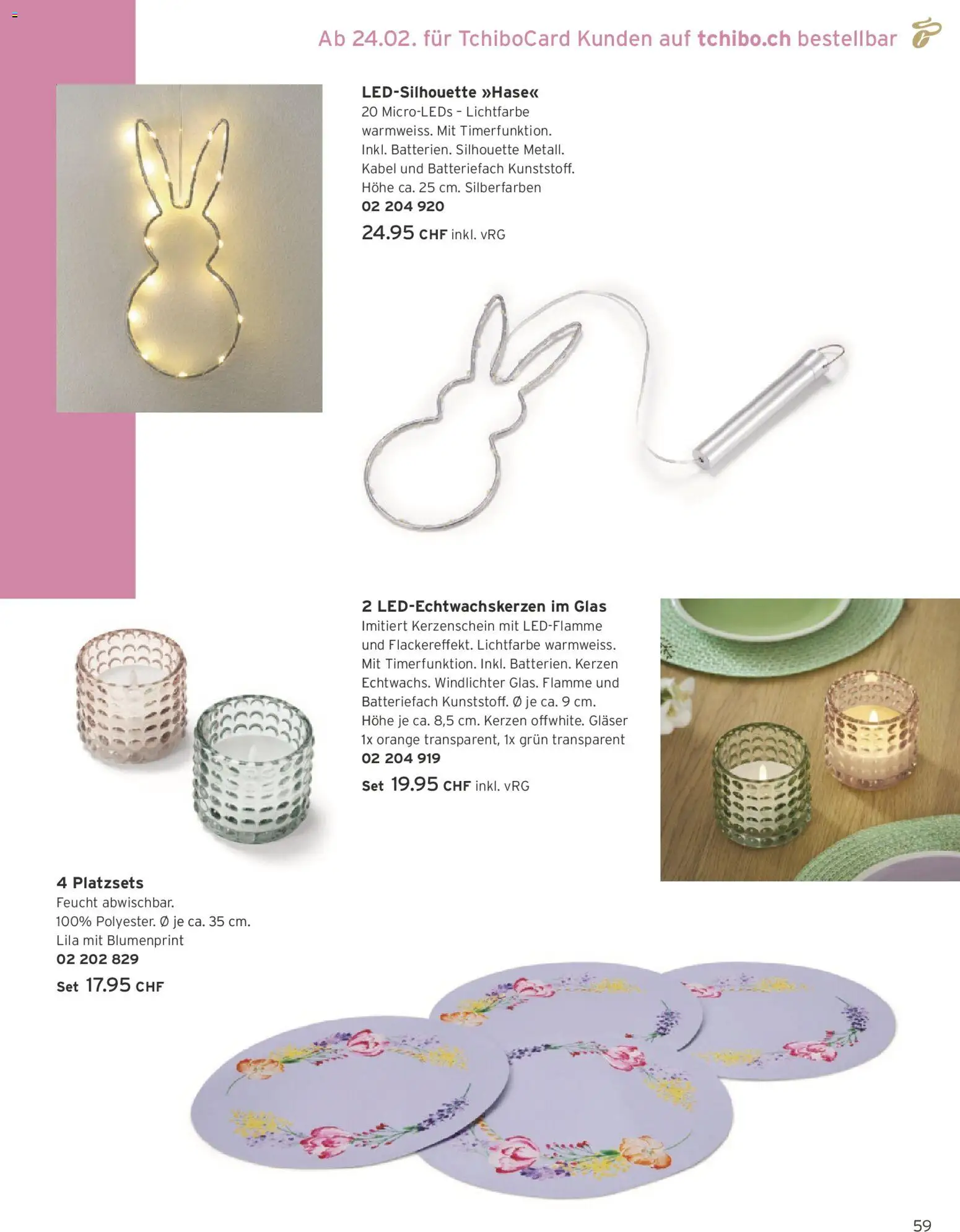 Tchibo Aktionen - page 59- valid from 24.02.2026