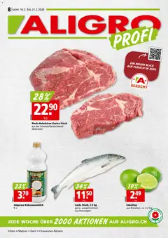 Vorschau Aligro Aktionen Chavannes, Matran, Genf, Sitten gültig ab 16.02.2026