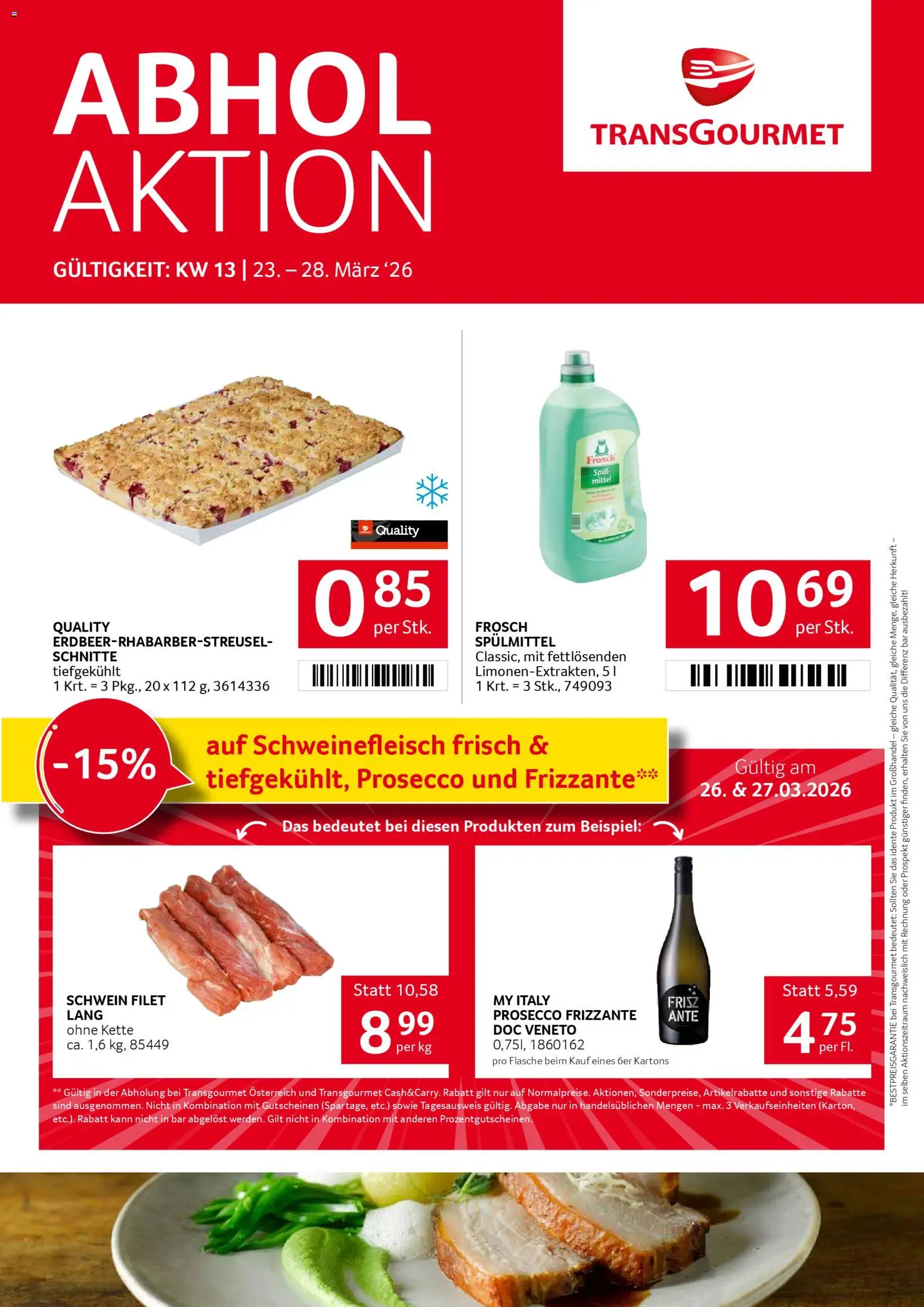 Transgourmet Flugblatt - Seite 1- gültig ab 23.03.2026