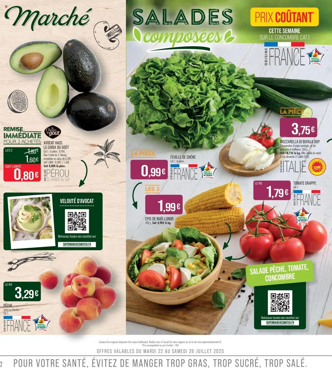 Match Supermarché catalogue - page 2 - valable à partir du 22/07/2025