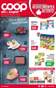 Előnézet COOP - Abc & szuper / Alföld Pro-Coop Zrt. érvényes 2026.01.08.-tól