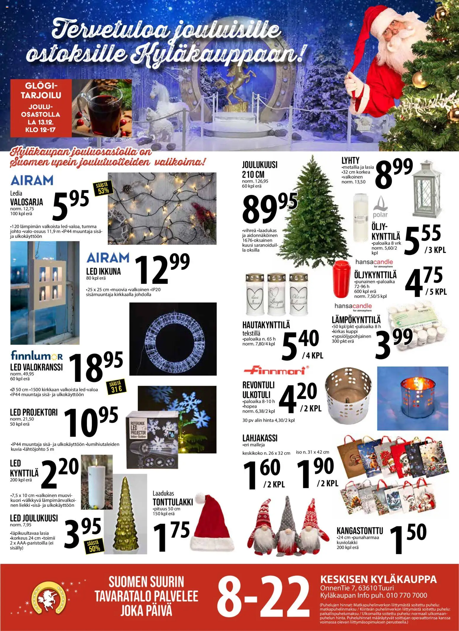 Tuuri tarjoukset - sivu 1- voimassa alkaen 10/12/2025