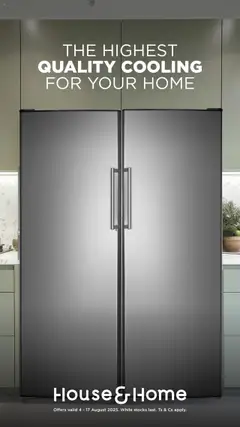 Preview House and Home - Cooling Catalogue valid from 04/08/2025