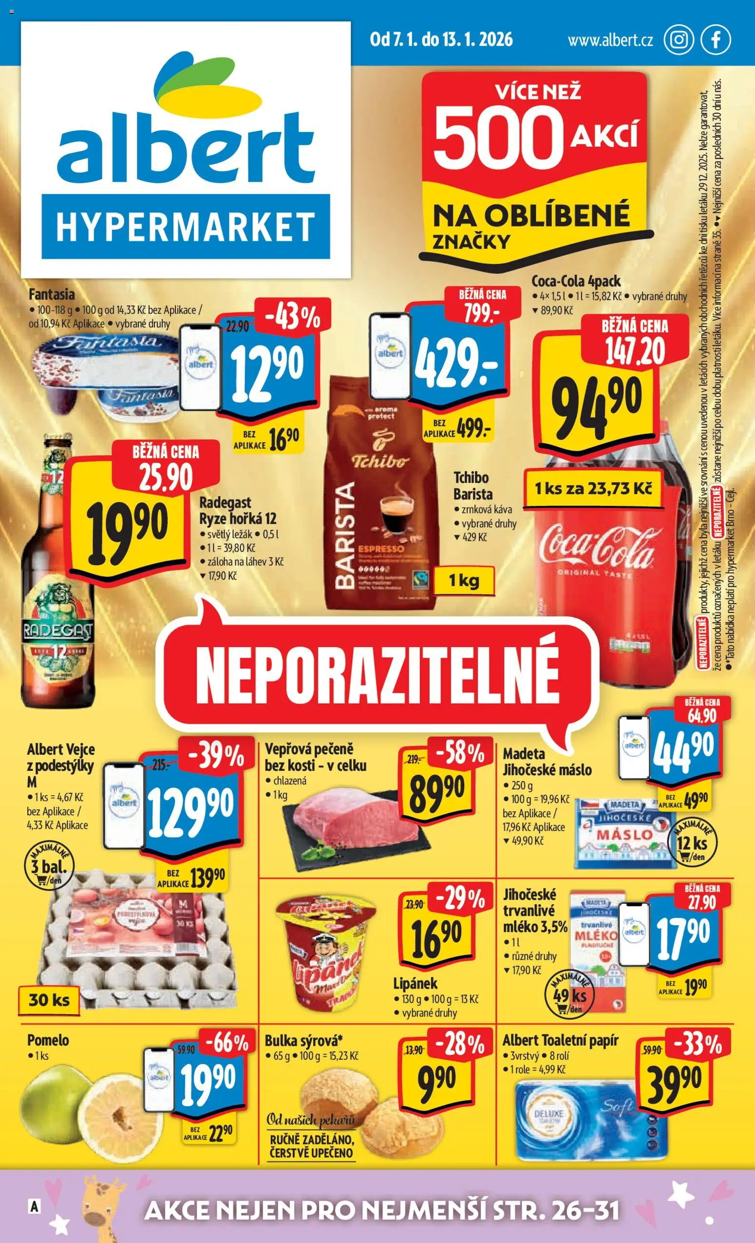Albert leták - Hypermarket - strana 1- platný od 07.01.2026