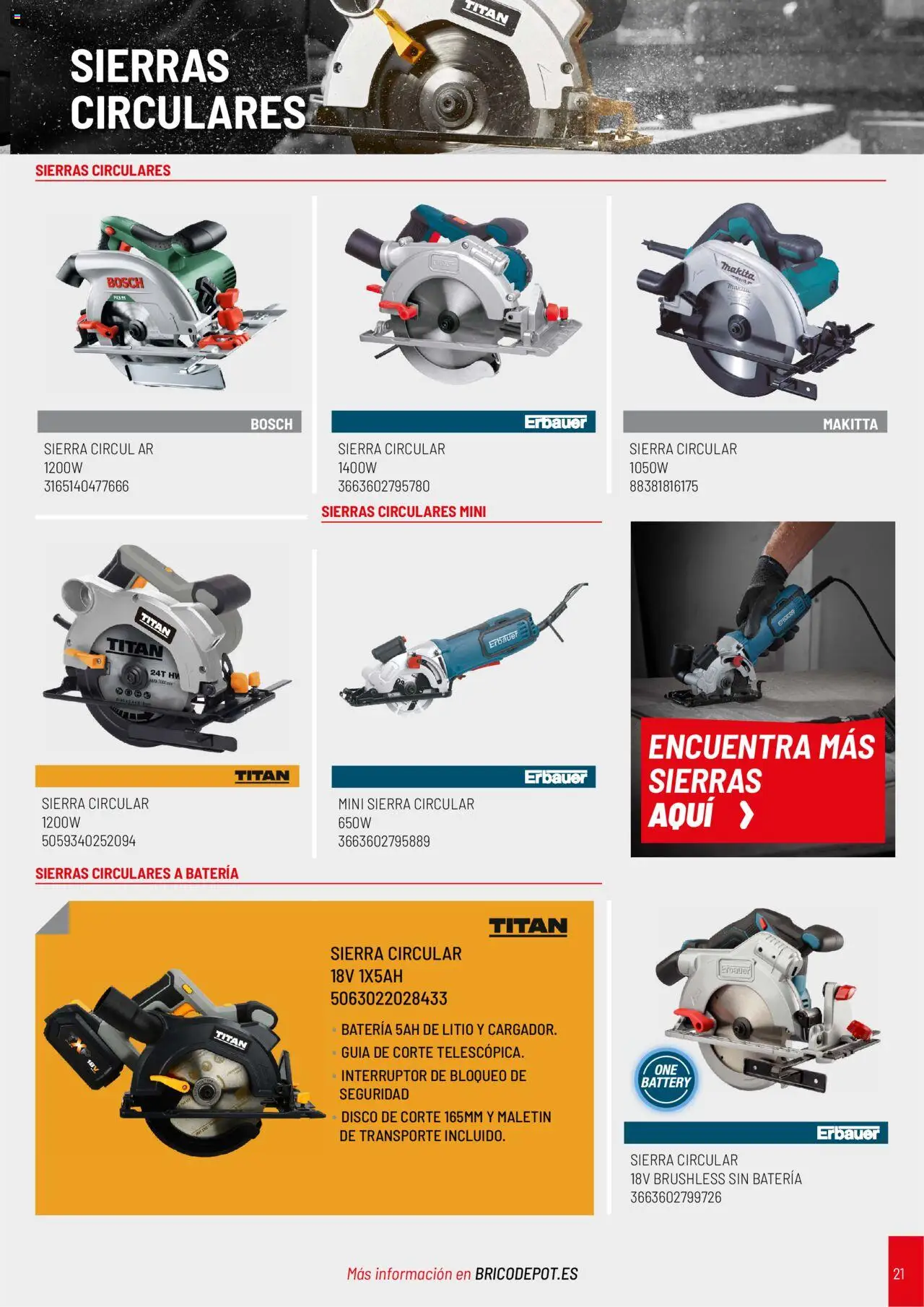 Brico Depôt folleto - Página de 21 - Válido desde 01/04/2025