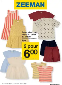 Aperçu Zeeman catalogue Printemps valable à partir du 18/04/2026
