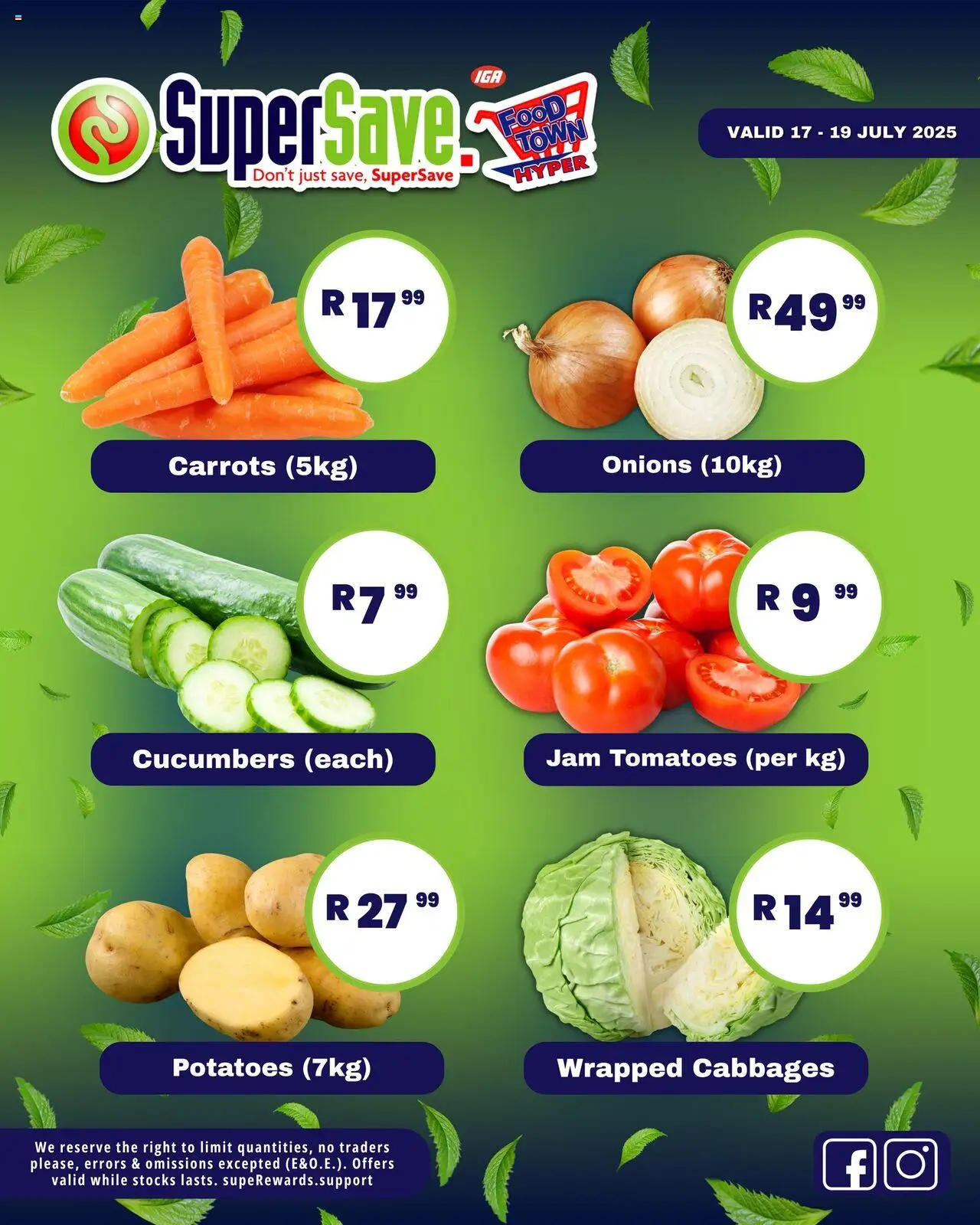Super Save Fresh Specials - page 2- valid from 17/07/2025