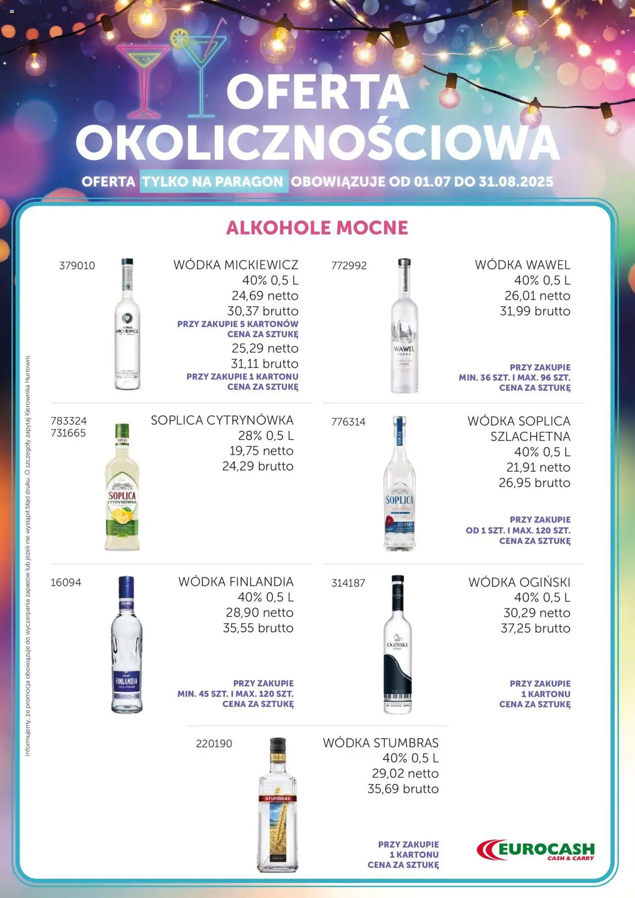 Eurocash Gazetka - Oferta Okolicznościowa - strona 1- ważny od 01.07.2025