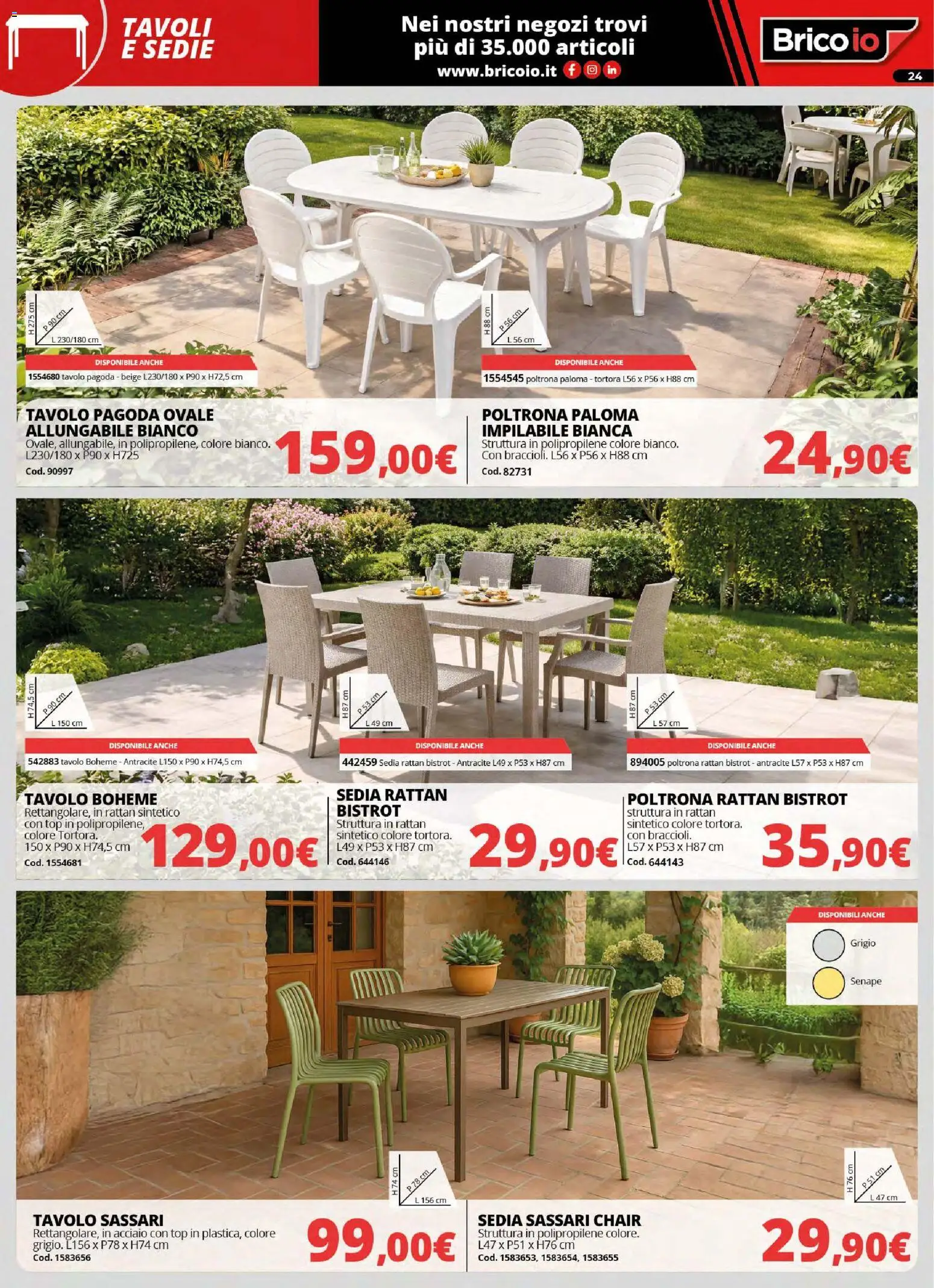 Brico io volantino - pagina 24 - valido dal 30/03/2026