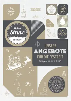 Vorschau Edeka Struve Unsere Angebote für die Festzeit gültig ab 08.12.2025
