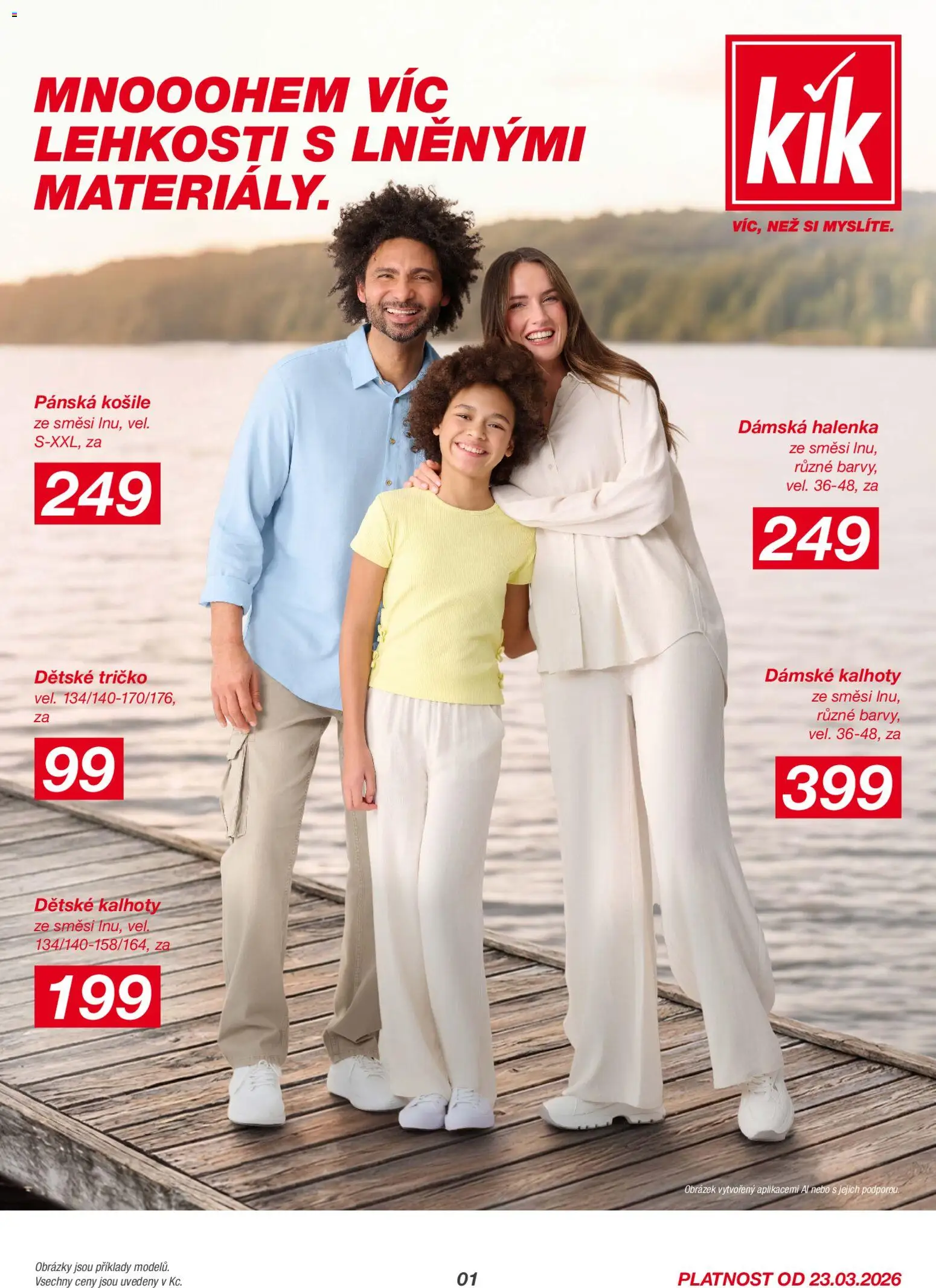 Kik leták - strana 1- platný od 23.03.2026