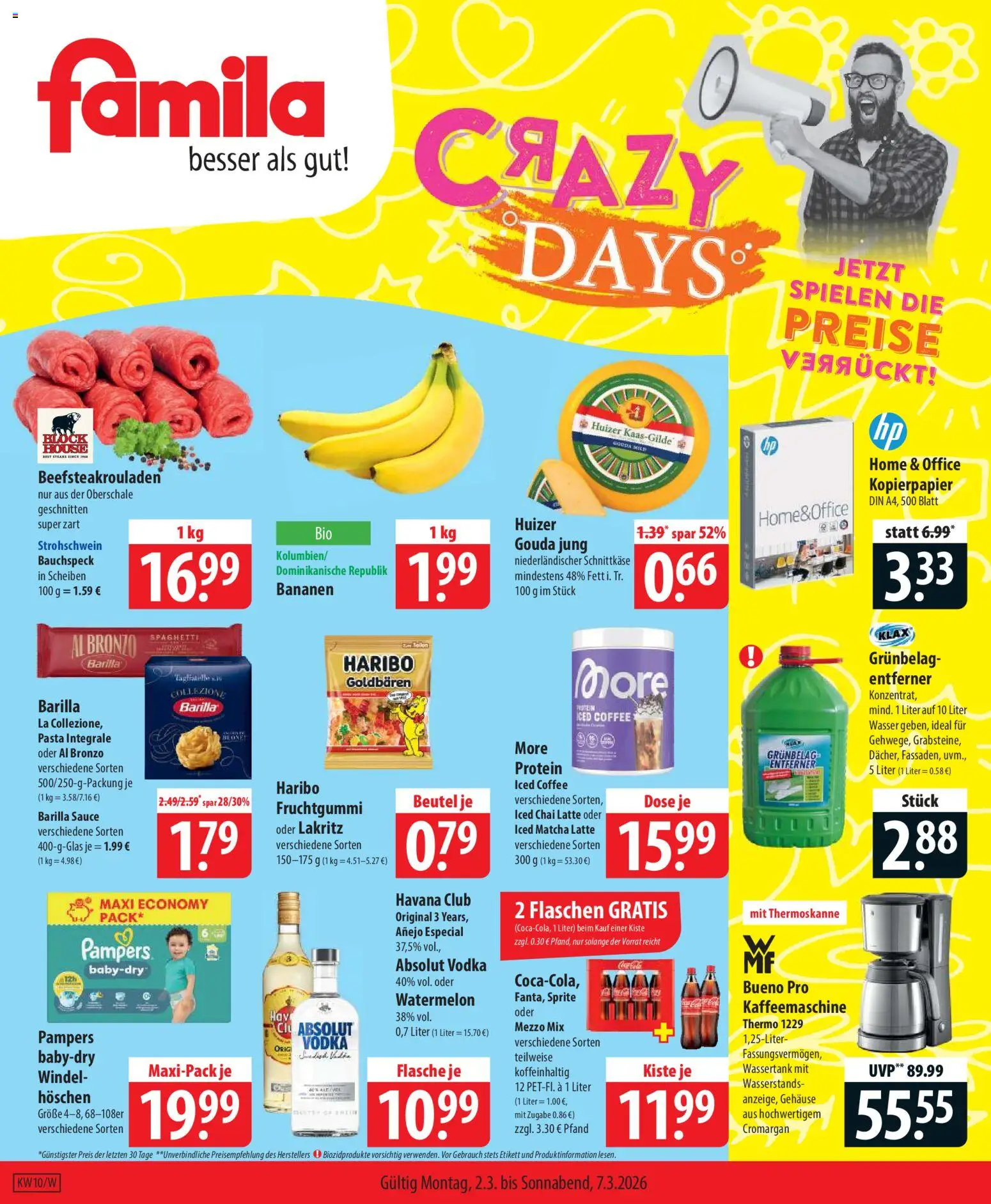 Famila Prospekt 	 - Seite 1 - gültig ab 02.03.2026