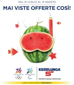Anteprima Volantino Esselunga S	 valida dal 31/07/2025