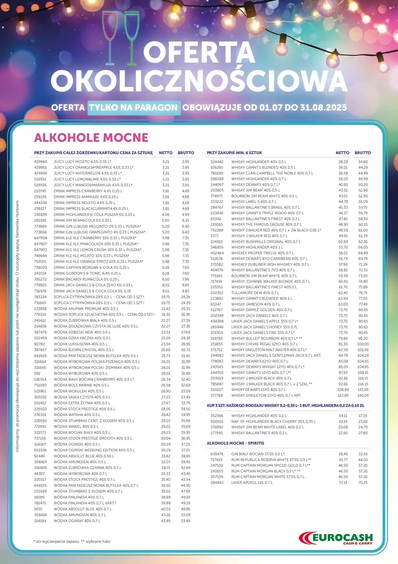 Eurocash Gazetka - Oferta Okolicznościowa - strona 3- ważny od 01.07.2025