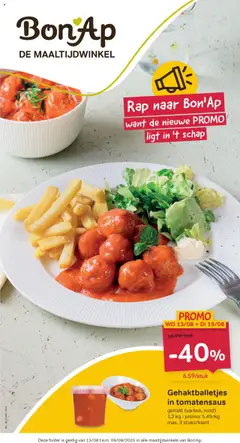 Bon Ap folder/publicité geldig vanaf 13/08/2025