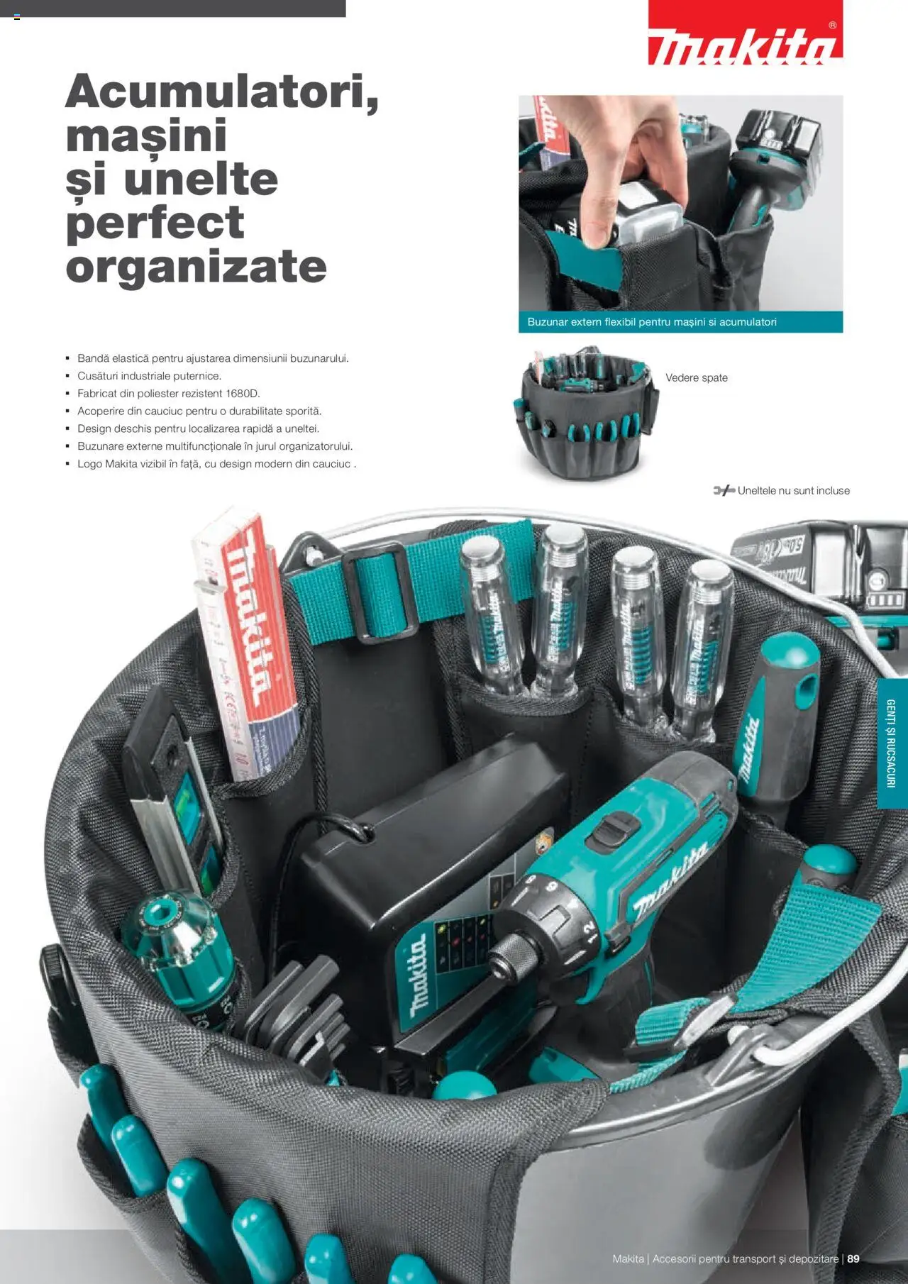 Makita catalog - Accesorii pentru transport si depozitare   - pagina 89- valabil de la 06.09.2021