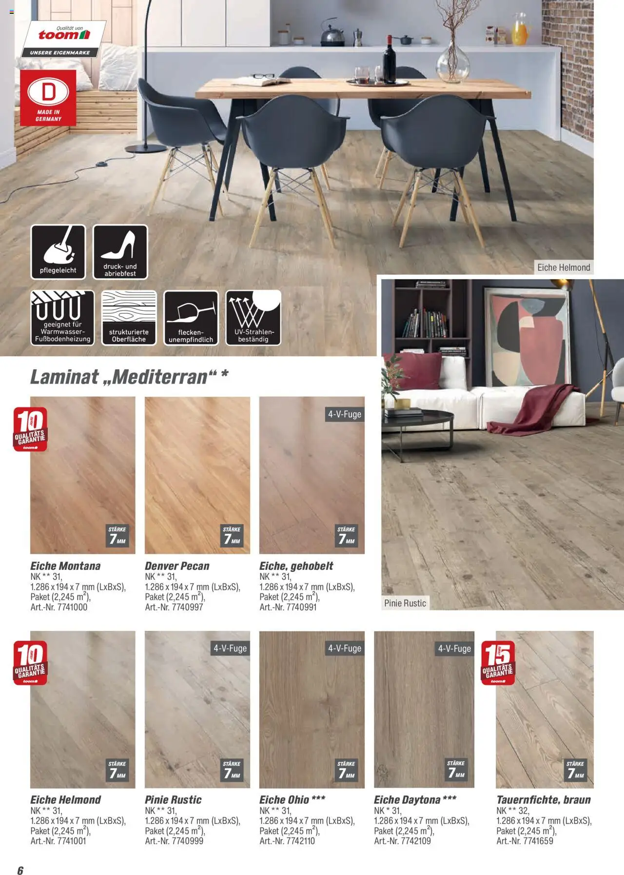 Toom Baumarkt Bodenbeläge & Zubehör 2025 - Seite 6 - gültig ab 21.08.2025