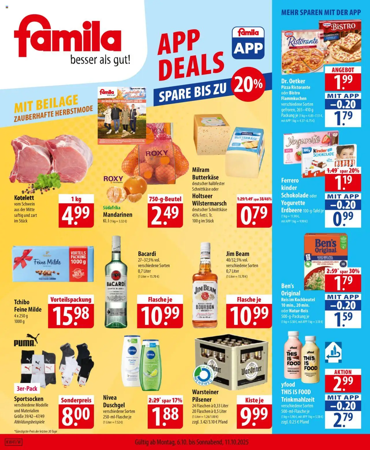 Famila Prospekt 	 - Seite 1 - gültig ab 06.10.2025