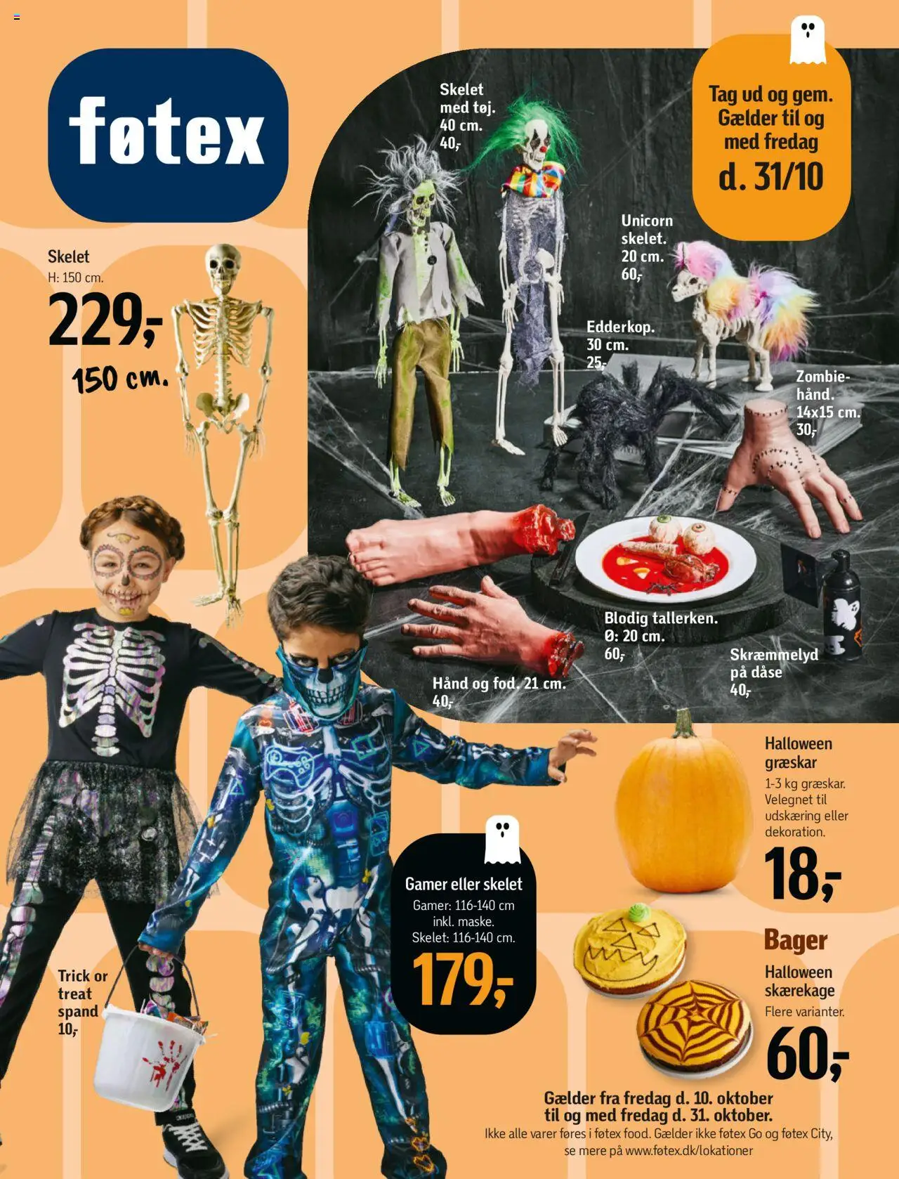 Føtex - Halloween - side 1- gyldig fra 10/10/2025