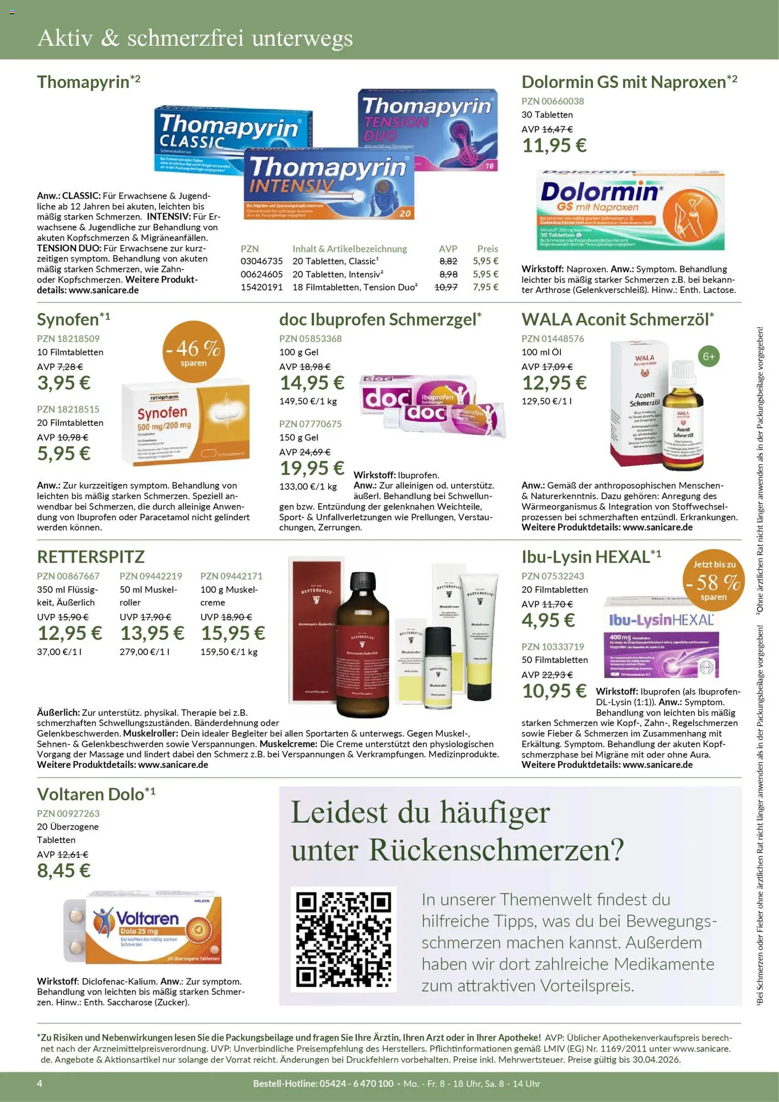 Sanicare Prospekt 	 - Seite 4 - gültig ab 03.03.2026