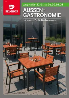 Vorschau Selgros Außengastronomie gültig ab 22.01.2026