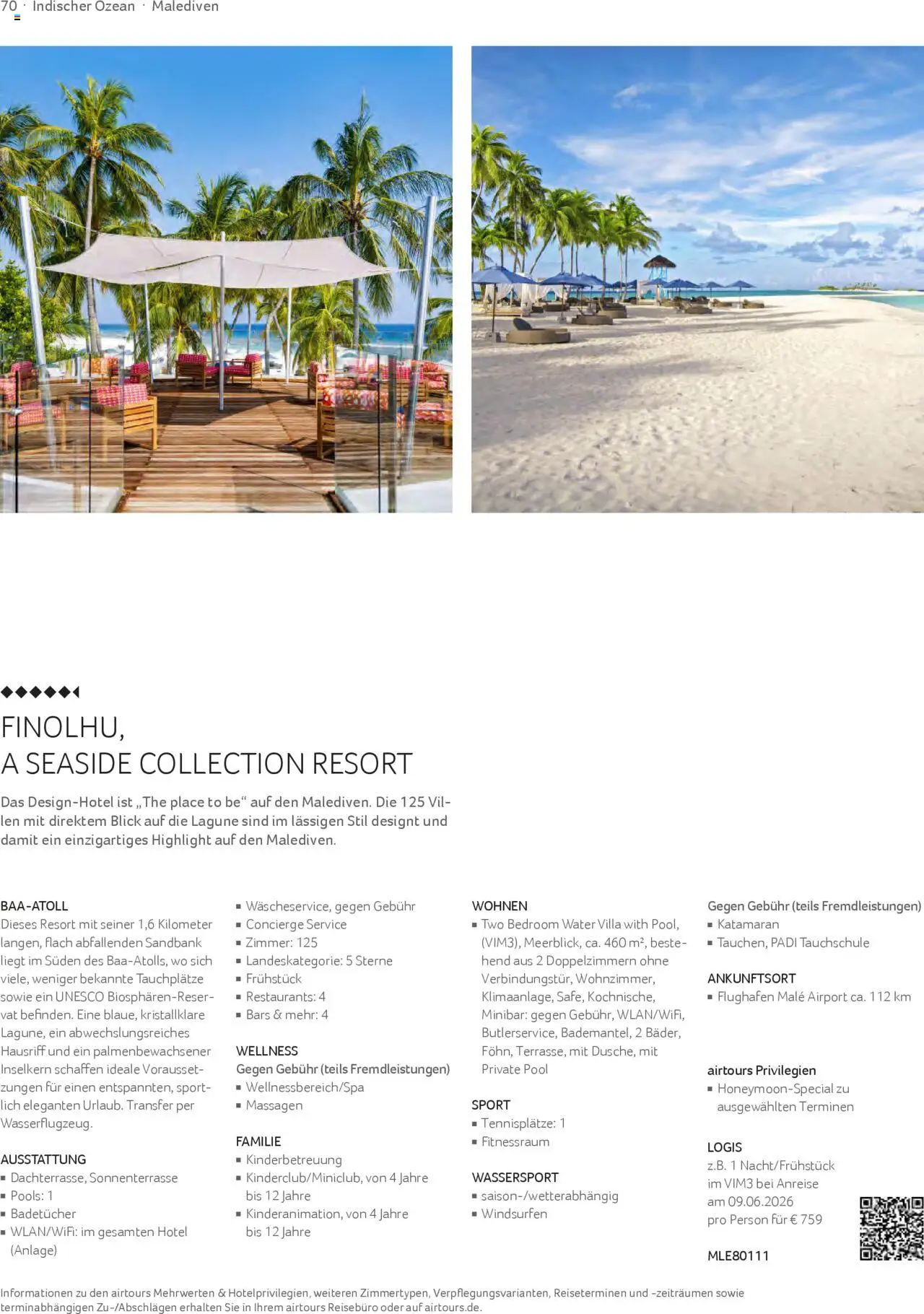 TUI airtours Katalog  Erstklassige Fernreisen 2025/26 - Seite 70 - gültig ab 01.11.2025