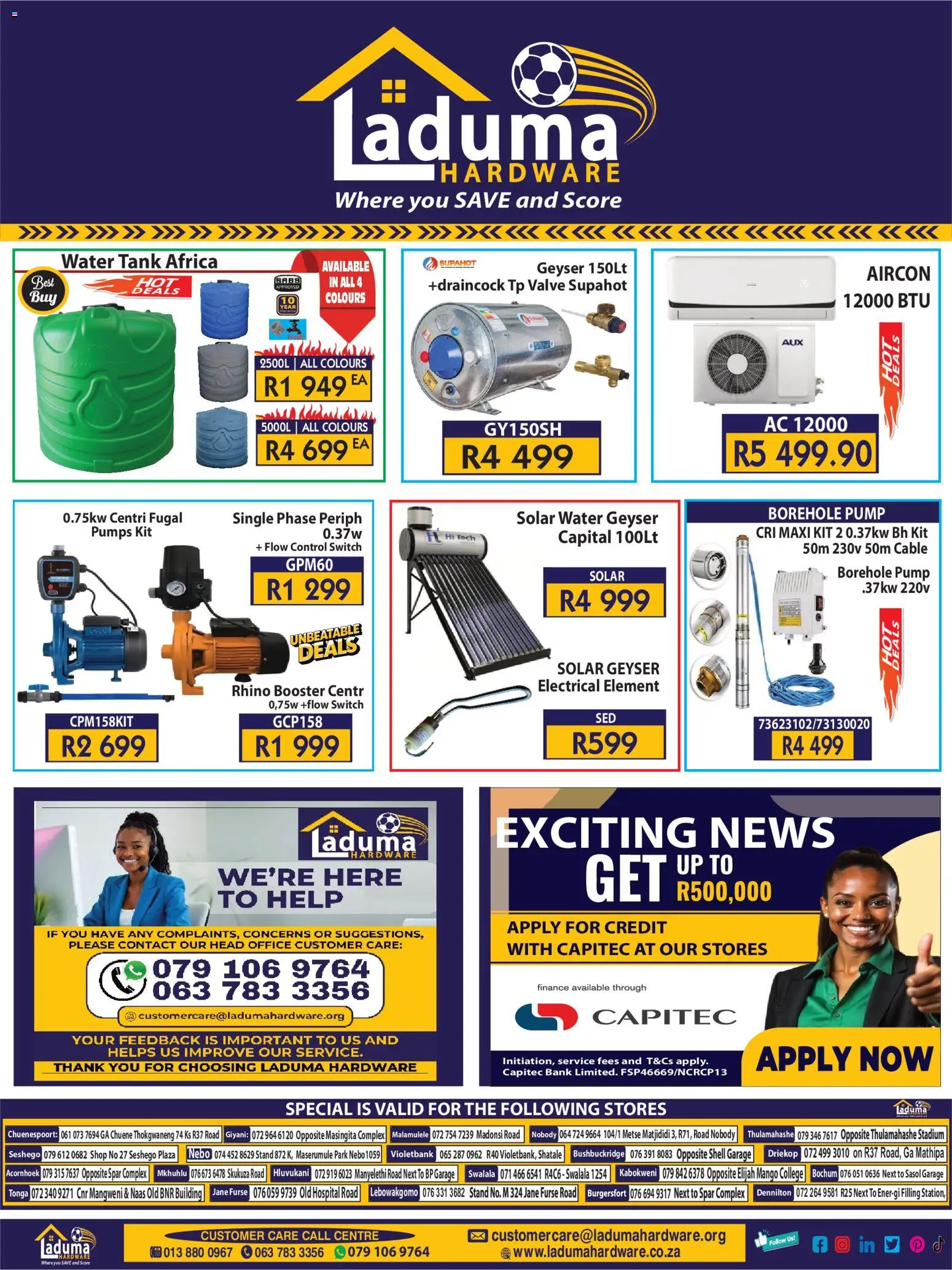 Laduma Hardware - Leaflet - page 1- valid from 01/02/2026