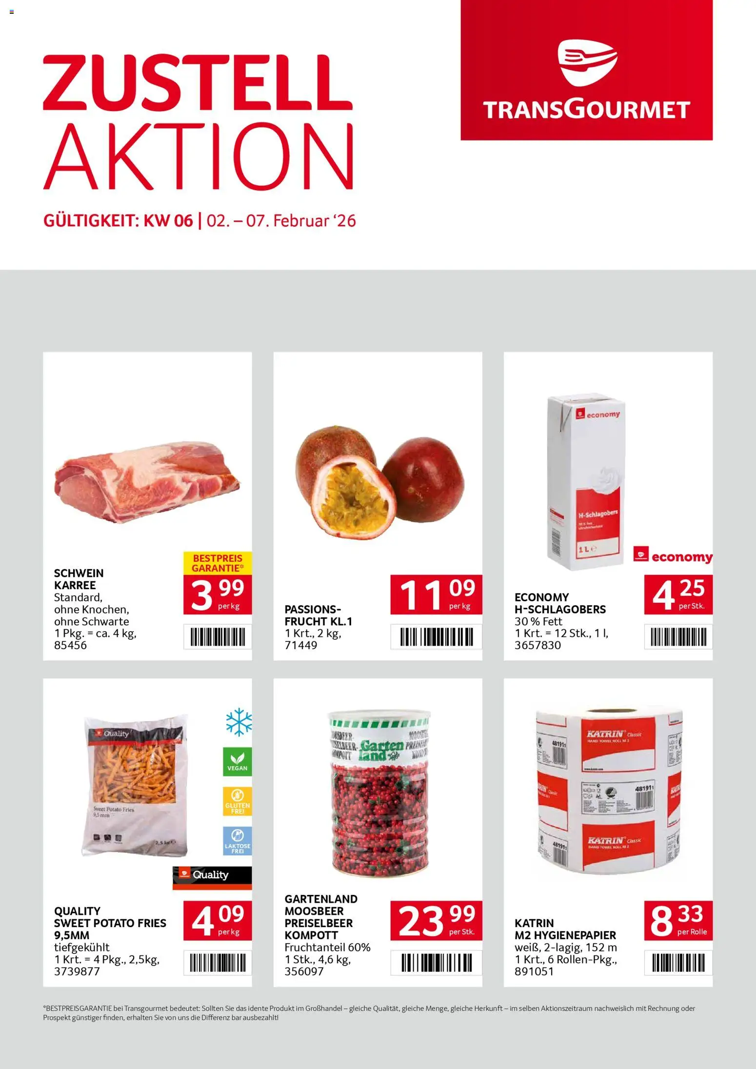 Transgourmet Zustellaktion - Seite 1- gültig ab 02.02.2026