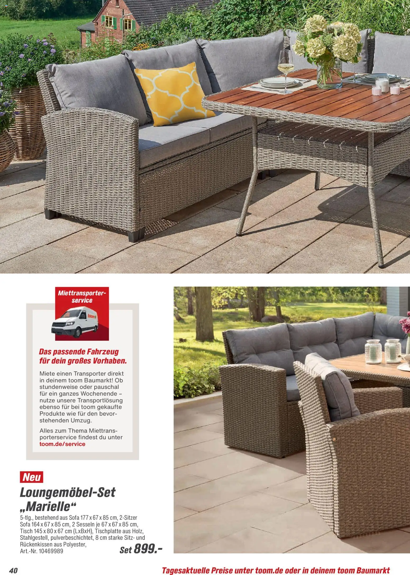 Toom Baumarkt  Gartenmöbel & Solar-Leuchten 2026 - Seite 40 - gültig ab 01.01.2026