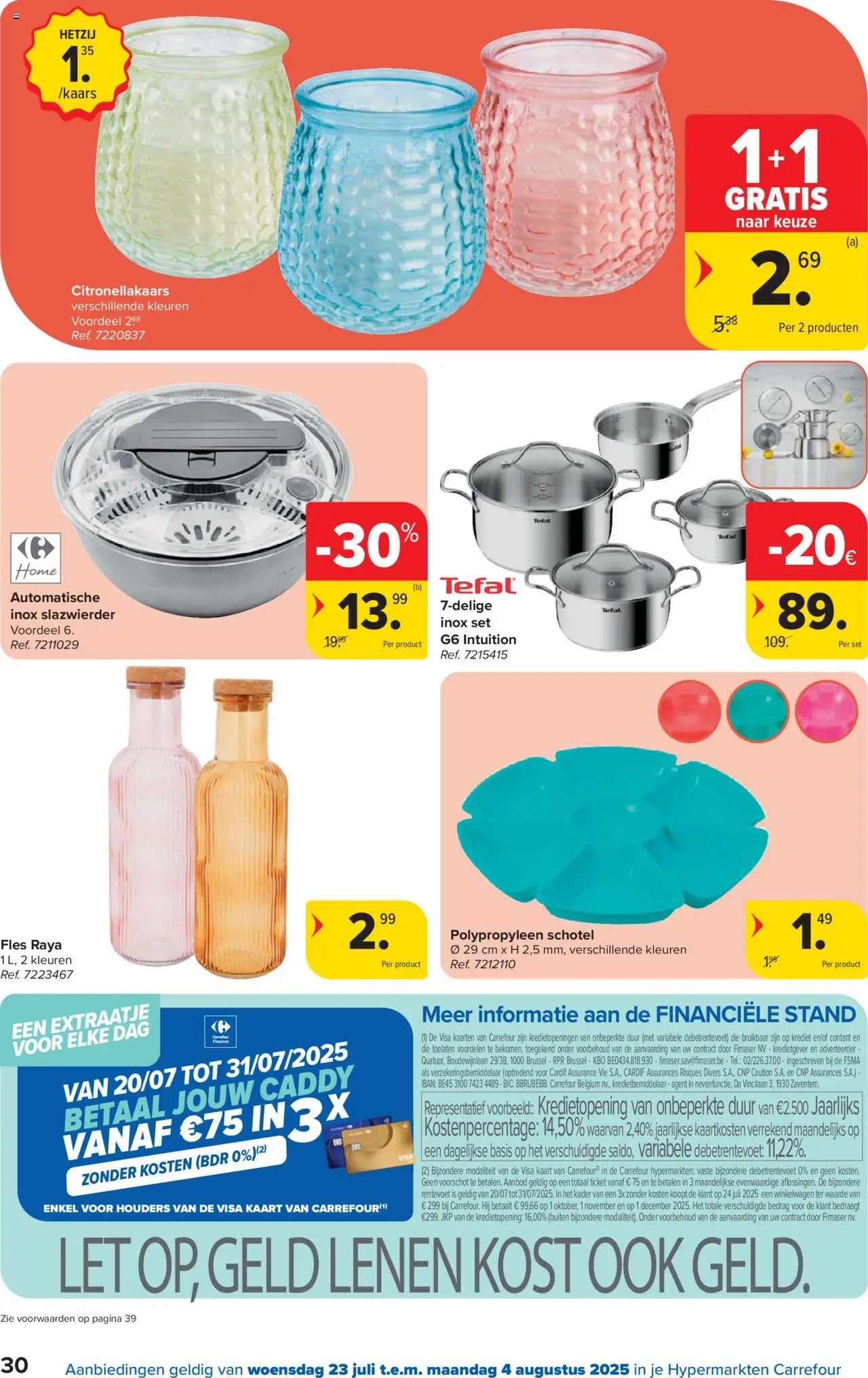Carrefour folder week 30 - pagina 30- geldig vanaf 23/07/2025
