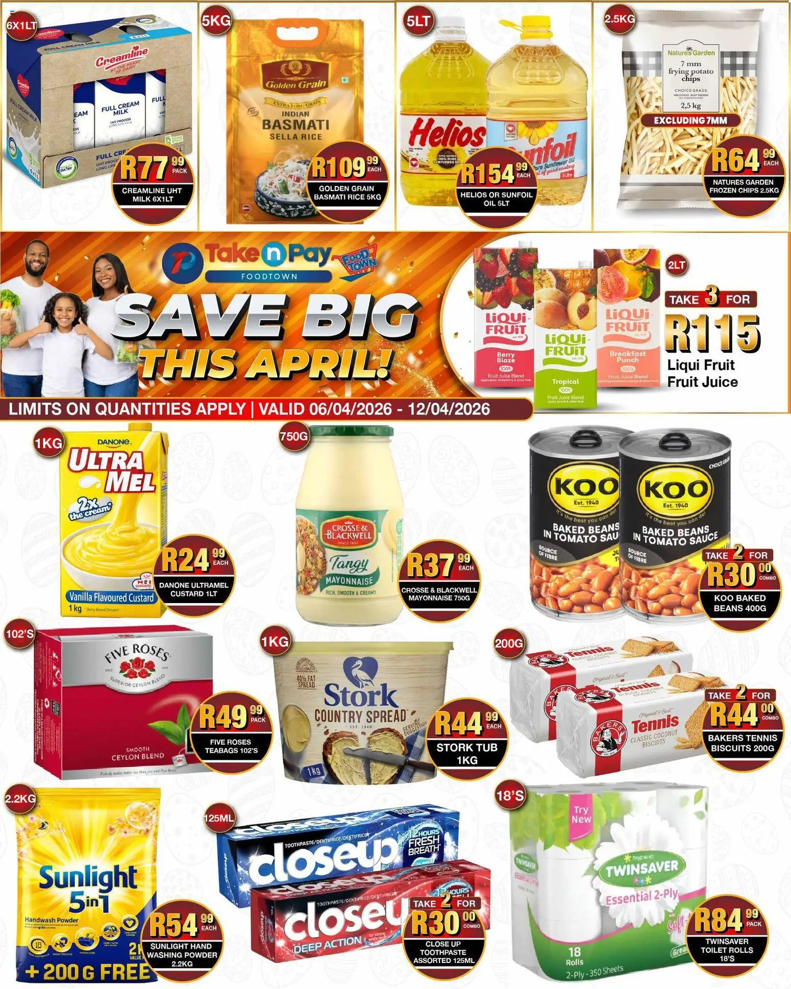 Take n Pay Specials - page 1- valid from 06/04/2026